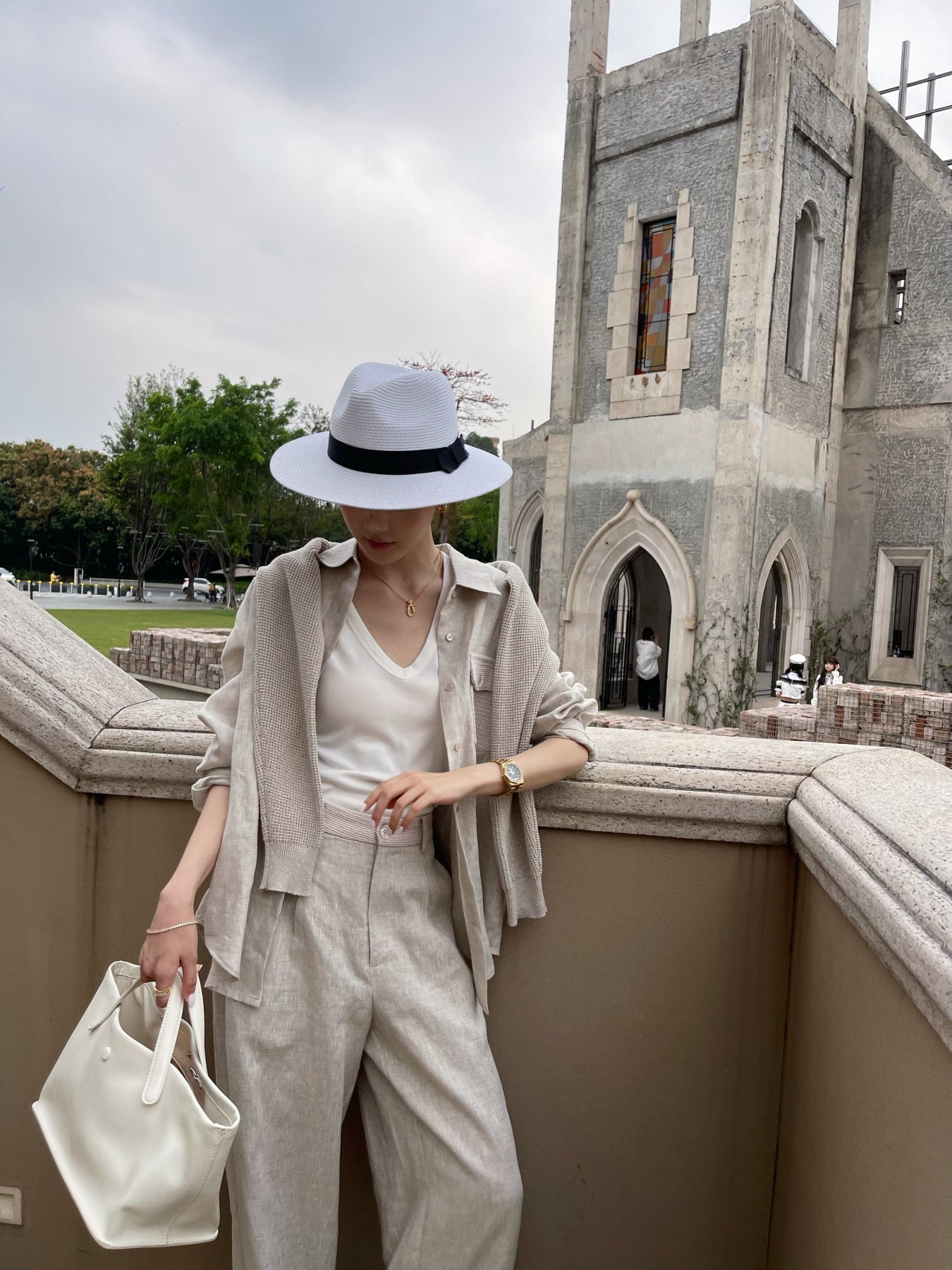 100% Linen Button Down Shirt for Women, Old Money High Waist Linen Blouse with Pocket, Breathable Summer Casual Shirt