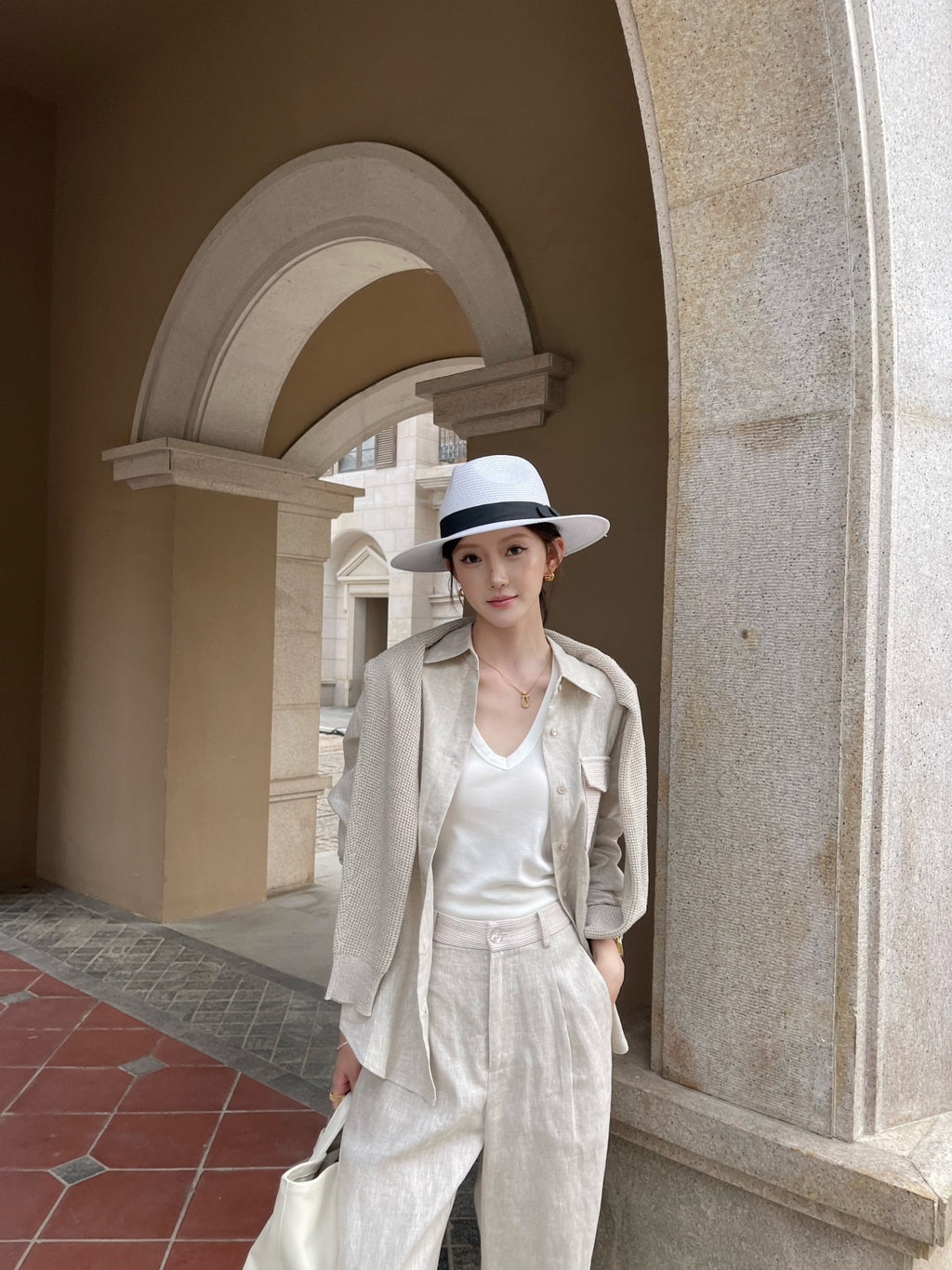 Premium Linen High Waist Wide Leg Pants, Timeless Quiet Luxury Flowy Trousers, Breathable Summer Pants for Women
