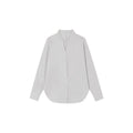 100% Pure Linen Stand Collar Shirt for Women | Relaxed Fit Breathable Long Sleeve Summer Casual Top