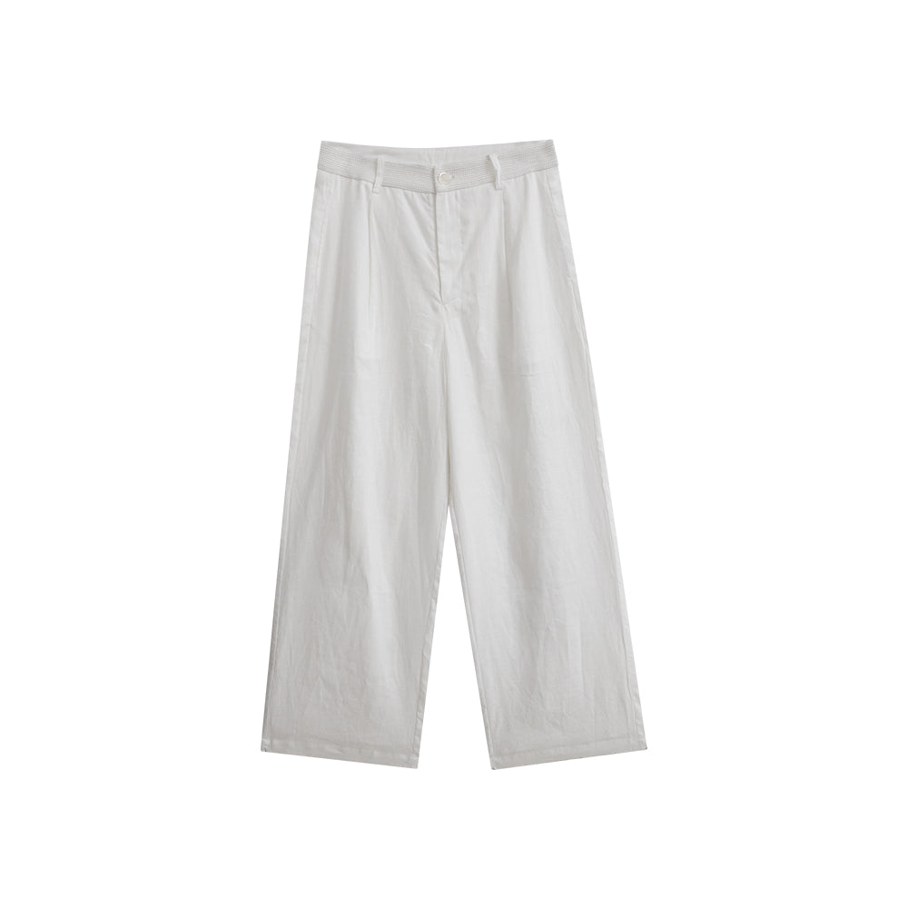 Premium Linen High Waist Wide Leg Pants, Timeless Quiet Luxury Flowy Trousers, Breathable Summer Pants for Women